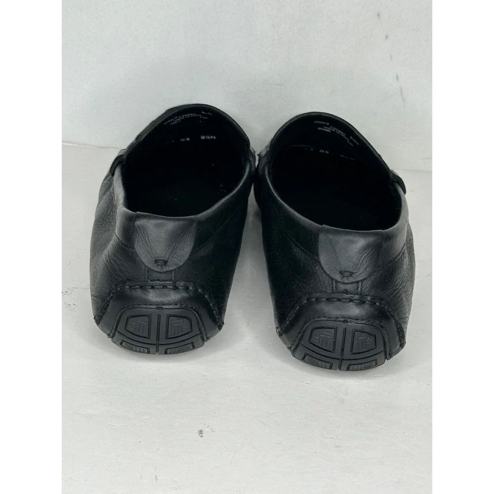 Cole Haan Gunnison Bit Driver Loafers Black Leather  Equestrian Mens Sz 9.5